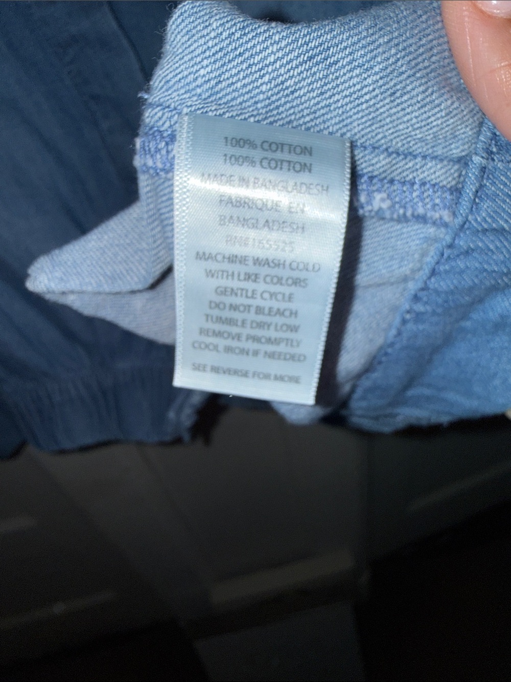 Lola River Blue Denim Button-Front Shirt Jacket - flash birthday sale! - Picture 6 of 7